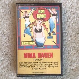 Vintage Nina Hagen Fearless Cassette Tape, 1983